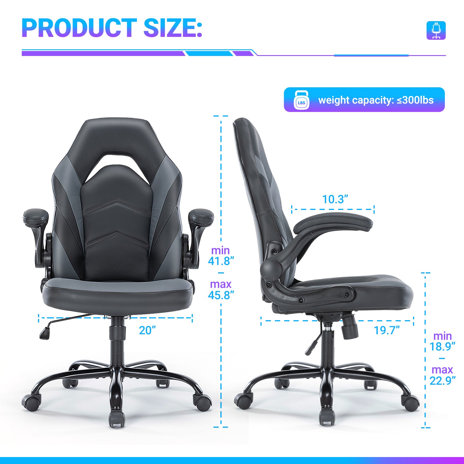 PU Leather Ergonomic Gaming Chair