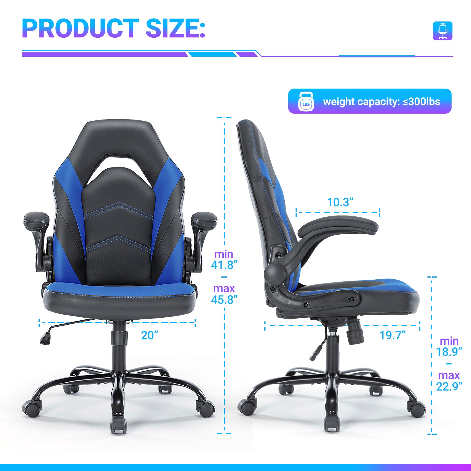 PU Leather Ergonomic Gaming Chair