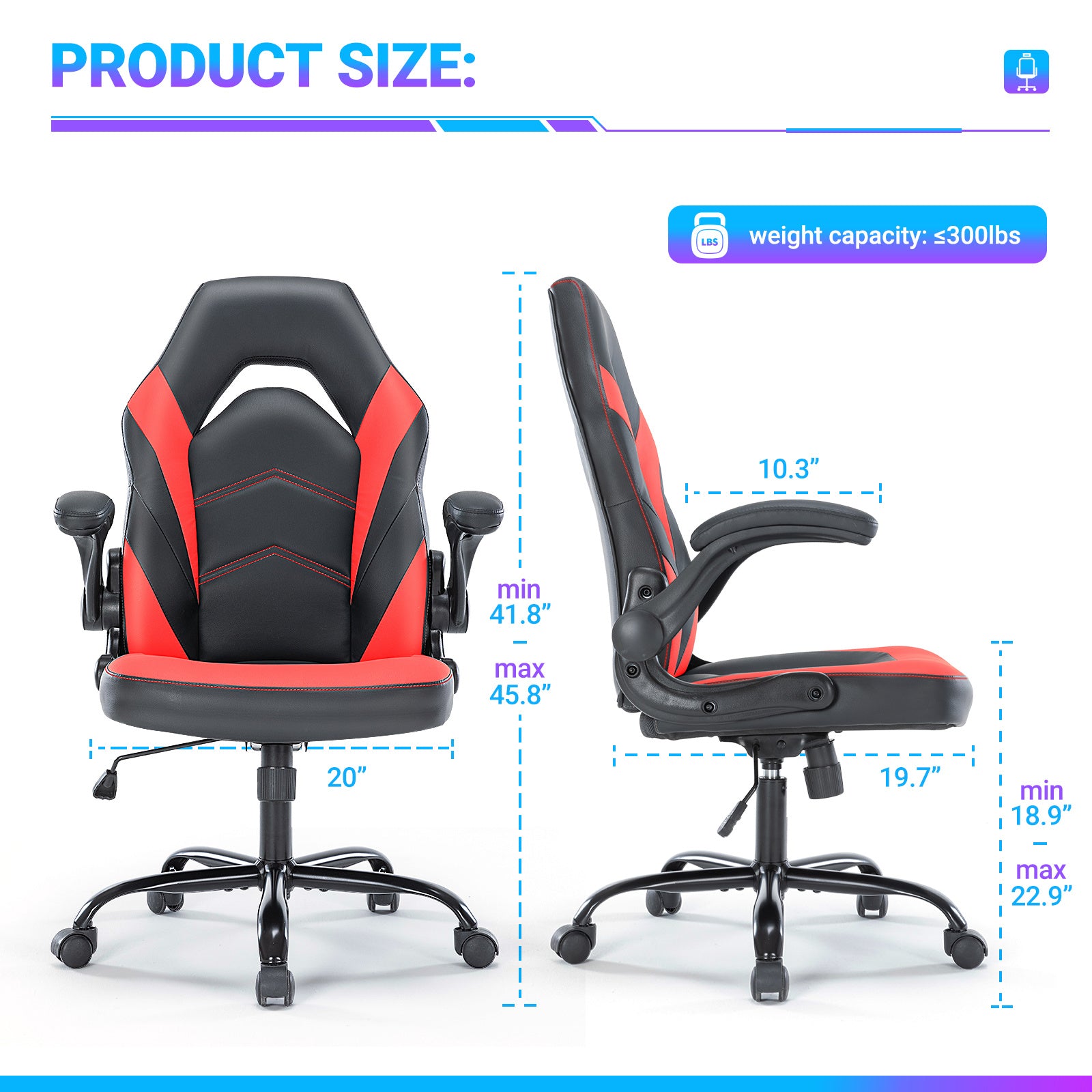 PU Leather Ergonomic Gaming Chair